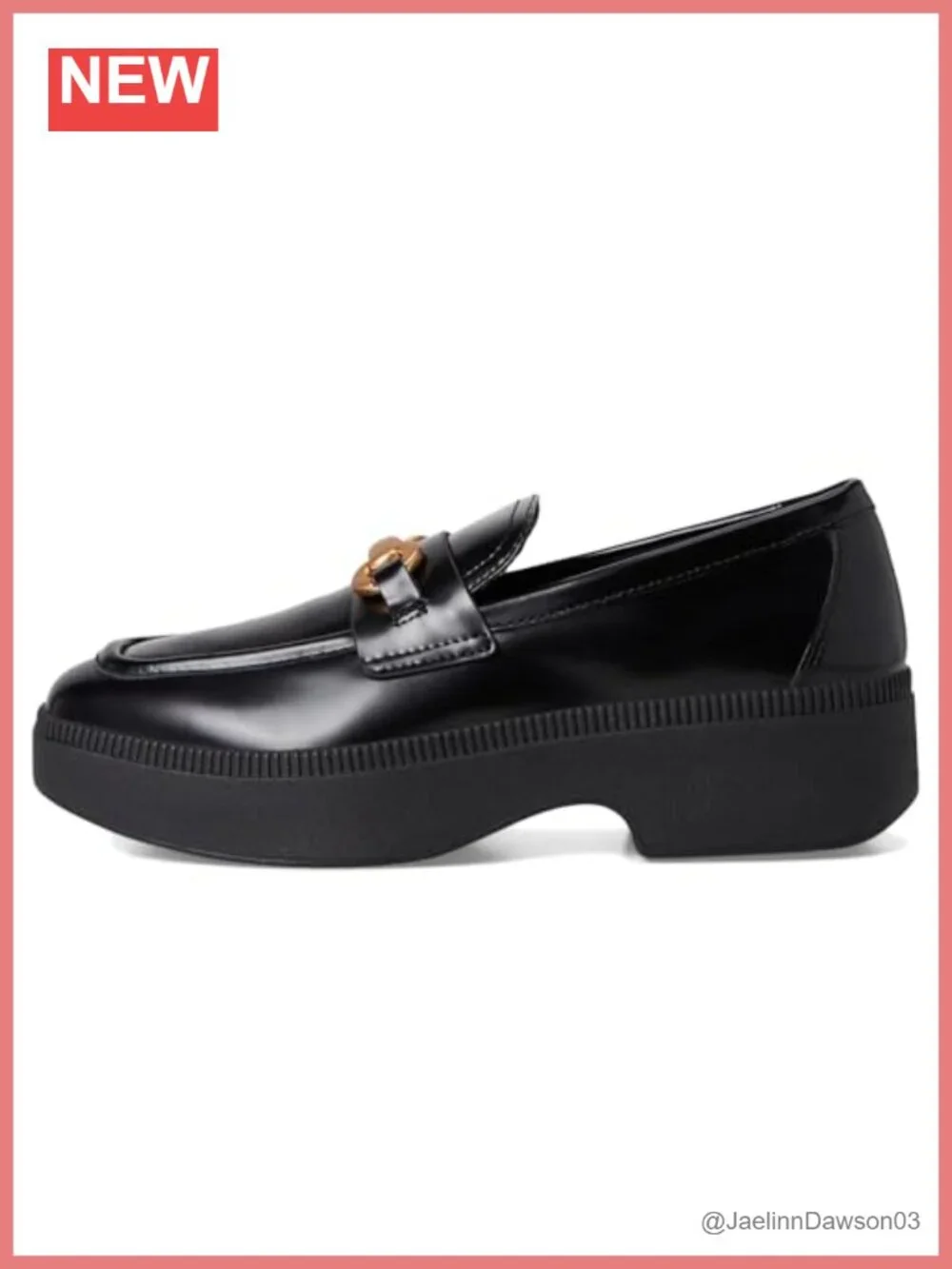 FitFlop Women's F-luma Chunky-Snaffle Box-Leather Demi-Wedge Loafers